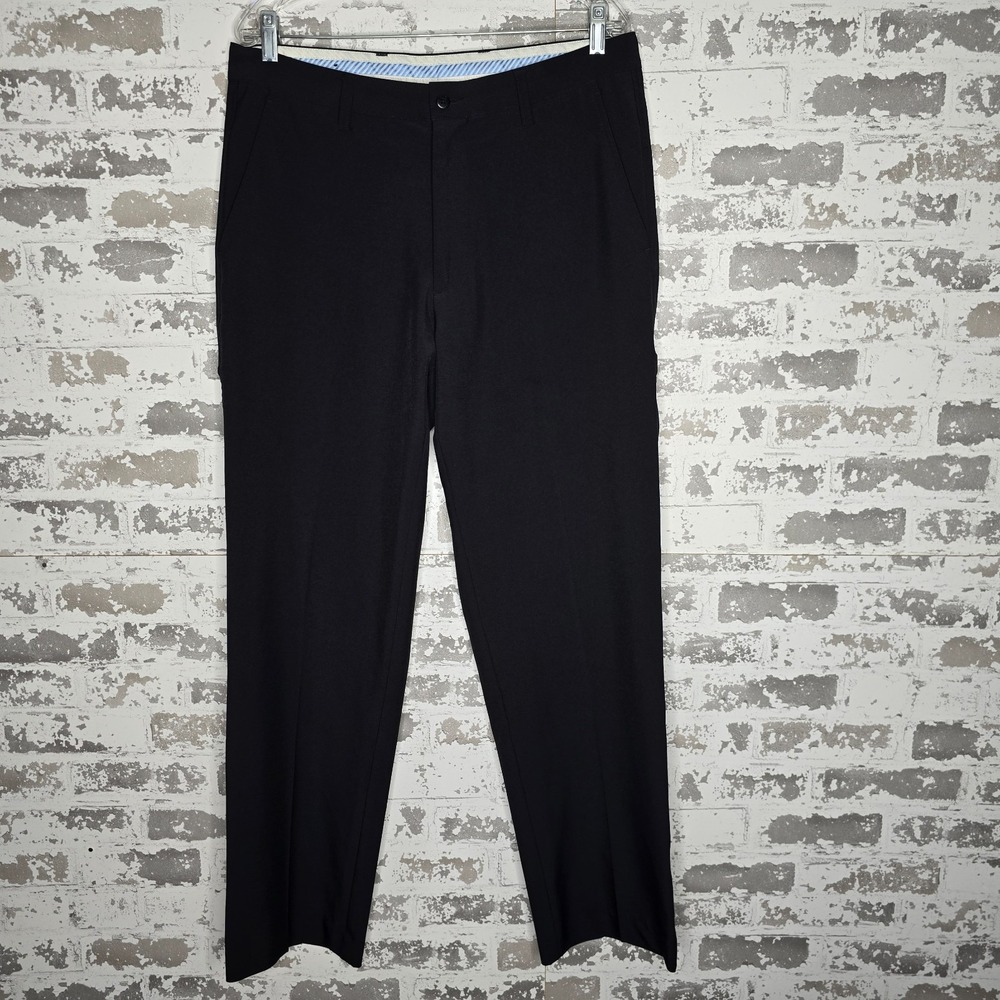FootJoy Performance Golf Pants Mens 34x32 Black Straight Leg Stretch
